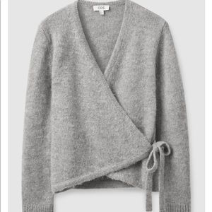 Cos Wool Wrap Cardigan